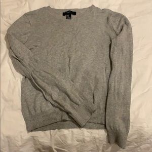 Gray sweater